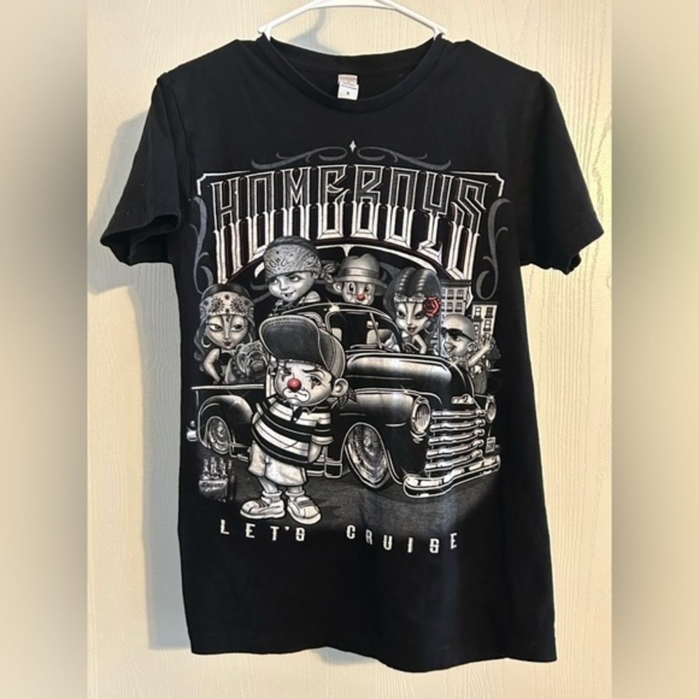 Lil Homies black Adult Small crew neck tshirt